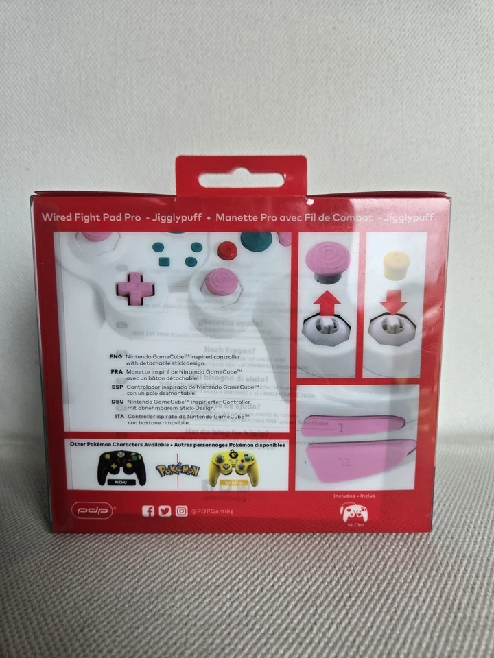 Sealed PDP Pokémon Jigglypuff Wired Controller for Nintendo Switch NEW IN BOX - Image 4 of 4