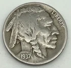 1937-P Indian Head Buffalo Nickel Made In The USA
