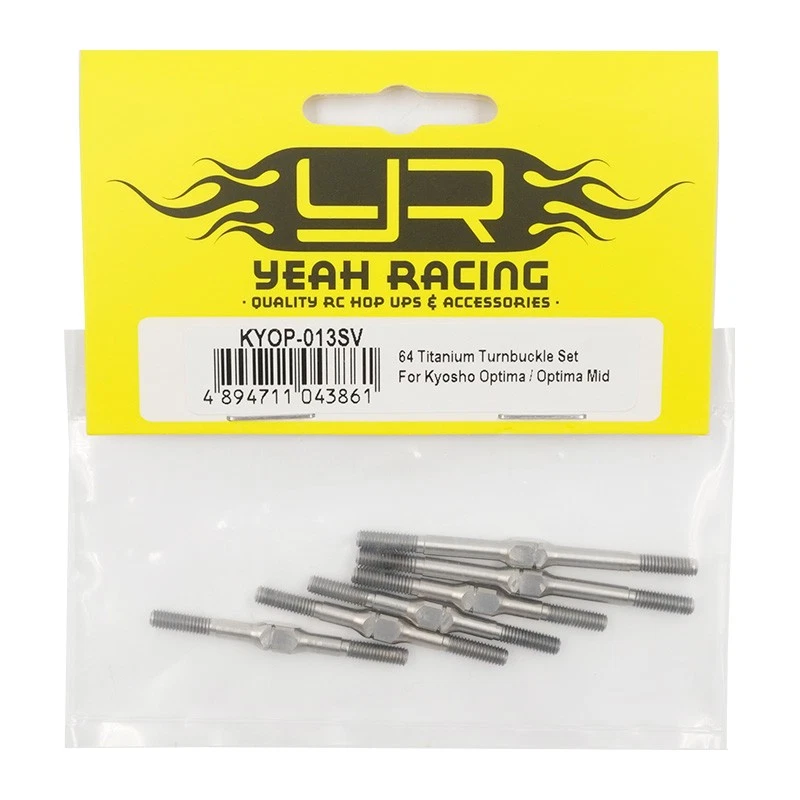 Yeah Racing 64 Titanium Turnbuckle Set (6pcs) For Kyosho Optima / Optima Mid RC - Image 2 of 2