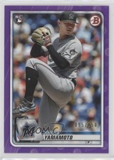2020 Bowman Purple 95/250 Jordan Yamamoto #6 3pb