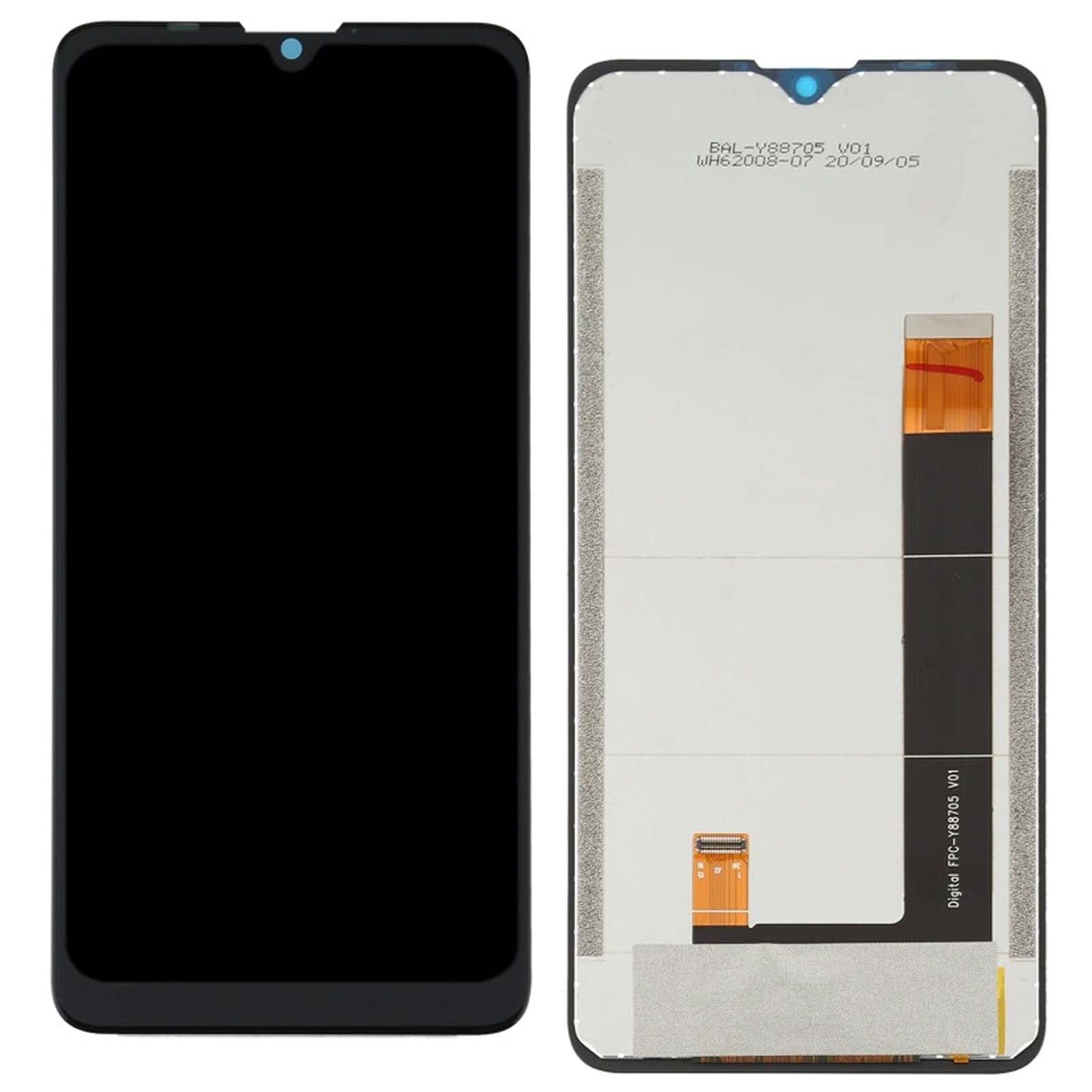 Écran de rechange LCD complet compatible mobile Blackview A80 noir
