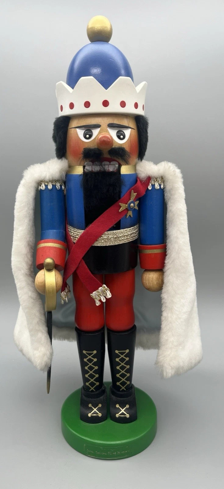 Steinbach King Ludwig II Of Bavaria Nutcracker 17” West Germany LE Wooden