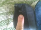 Louise Et Cie Blue Suede & Cow Hair Peep Toe Heels Booties Size 7 M or 37  GUC — photo 9