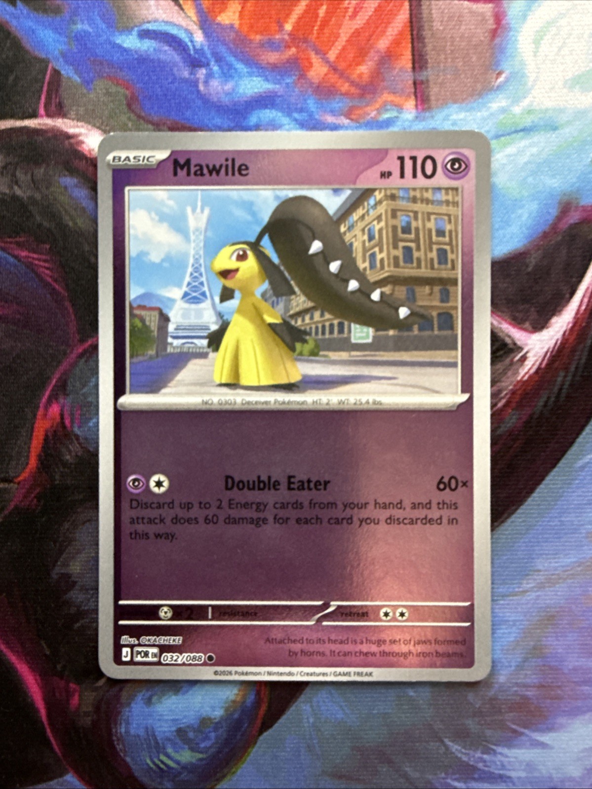 Mawile 032/088 - Reverse Holo - Pokémon TCG: Perfect Order - English NM