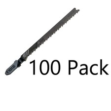Bosch 100 Pack of Genuine 4-Inch 10-Tooth T-Shank Jig Saw Blades - T101B-100PK