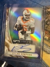 2025 Leaf Optichrome Football RC Auto BA-DS1 Dylan Sampson /9