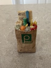 Vintage Publix Ceramic Brown Grocery Shopping...