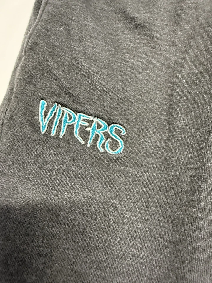 Vintage 90's Detroit Vipers Defunct IHL Hockey Sweatpants Champion Med - Image 3 of 4