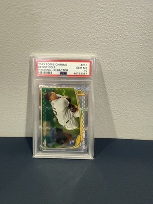 2013 Topps Chrome Xfractor Gerrit Cole RC PSA 10 #210 Rookie X-fractor