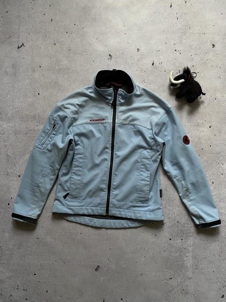 Women Mammut Jacket Blue S #5UTR