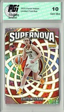 Caitlin Clark 2025 Panini Instant #SN-1 Supernova 3655 Made Trading Card PGI 10