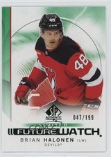 2024-25 SP Authentic Future Watch Limited Green 47/199 Brian Halonen #128 1oo0