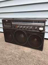 Vintage Magnovox D8443 PP Boombox- 4 Band AM/FM-SW Cassette-ghettoblaster