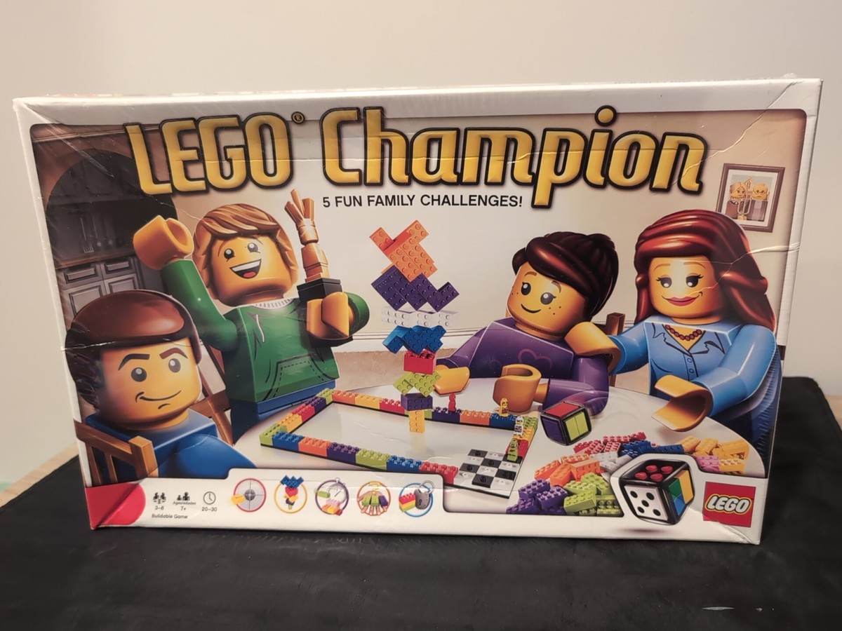 LEGO Games 3861 LEGO Champion NEW! Rare colors! Microfigure Board
