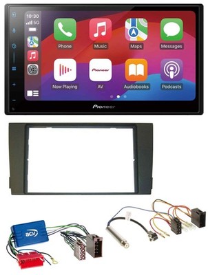 Pioneer DAB USB MP3 Bluetooth 2DIN Autoradio für Audi A6 C5 01-05 Aktivsystem Mi