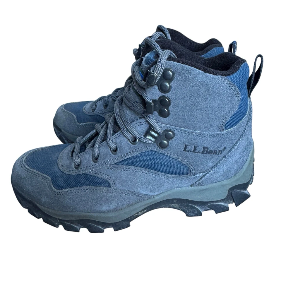 LL Bean Primaloft Botas de Senderismo Impermeables Para Mujer Talla 6 Azul Medio Con Cordones Foto 3 de 4