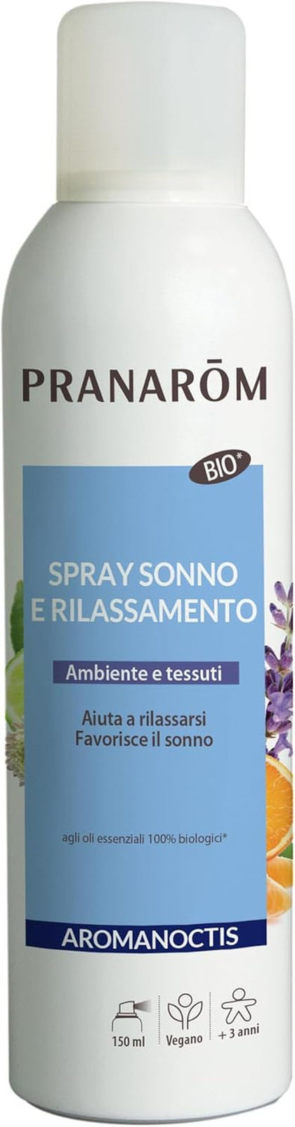 Spray Dolce Sonno Pranarôm Aromanoctis Bio - Ideale per Tutta la Famiglia