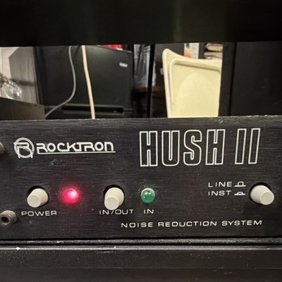 Rocktron HUSH II Rack-Mount Noise Reduction System Noise Gating Black