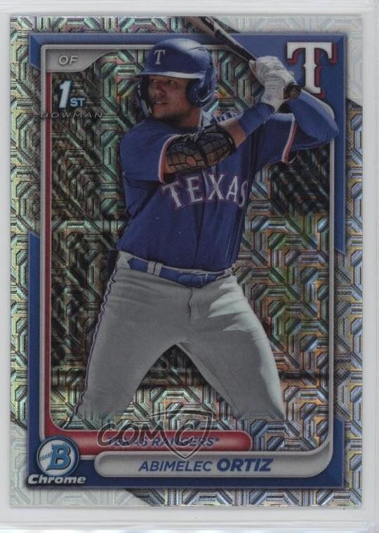 2024 Bowman Chrome Prospects Mega Box Mojo Refractor Abimelec Ortiz #BCP-16 1md7