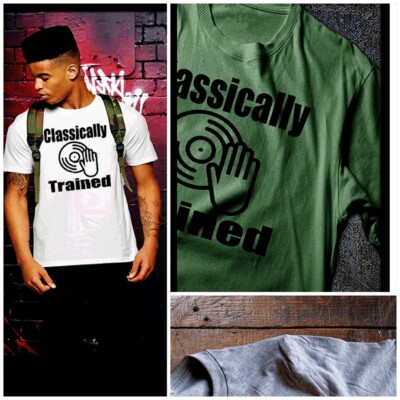 Hip hop t-shirt rap music DJ record 90 s Brooklyn to LA street Hustle classic