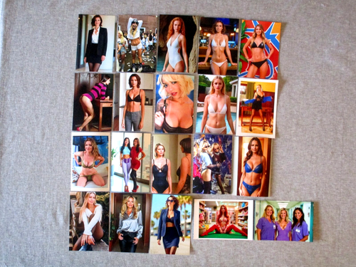 LOT OF 20 PHOTOS-BIKINI-PANTYHOSE-LINGERIE MODELS & MORE-LOT #1