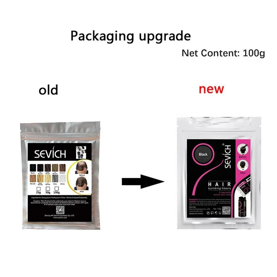 10 Color Hair Fiber Powder Hair Loss Products Hair Building Thicken Hair - image 3 of 4