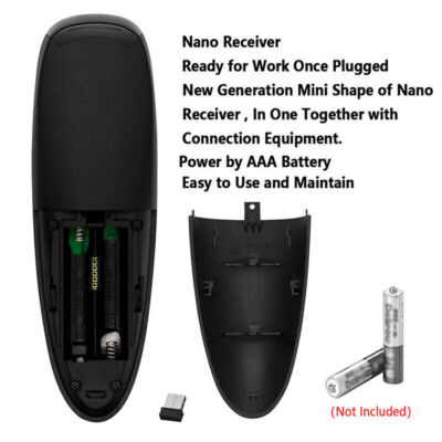 Fernbedienung G10S PRO Mini 2.4G Remote Wireless Keyboard Air Mouse für TV Box