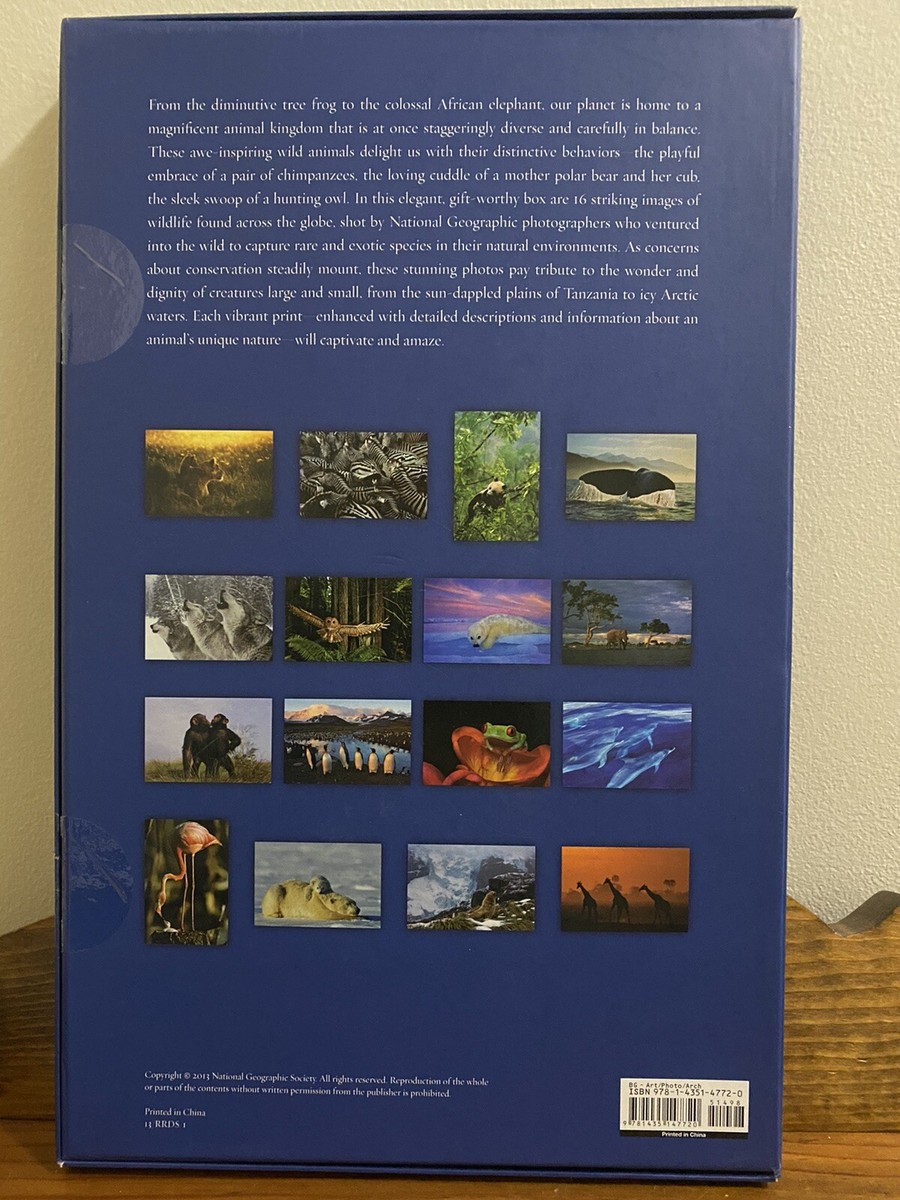 NATIONAL GEOGRAPHIC WILDLIFE OF THE WORLD 16 Frameable Animals