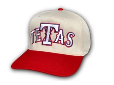 "TETAS" Texas Rangers Overlap Otto Cap Richardson 112 Snapback | Embroidered
