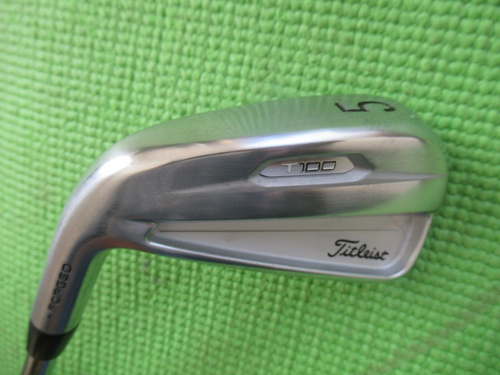 Nice LH Titleist T-100 forged single 5 iron to set nippon modus 130 S
