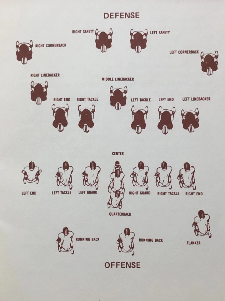 Gentle Art of Football Watching Pamphlet KABC-TV Channel 7 Vintage 1970 Original - Image 4 of 4