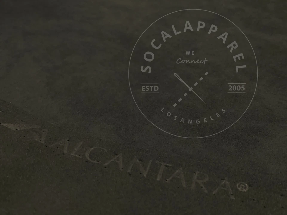 GENUINE ALCANTARA  Deep Black MULTILAYER for Steering Wheel  12" x 12” - Image 2 of 4