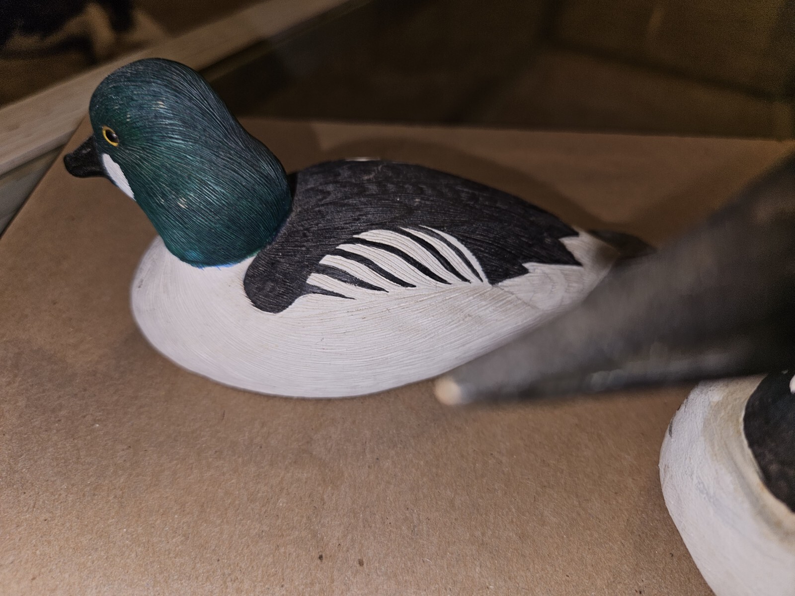 Handmade Wood Duck Decoys Hand Painted eBay