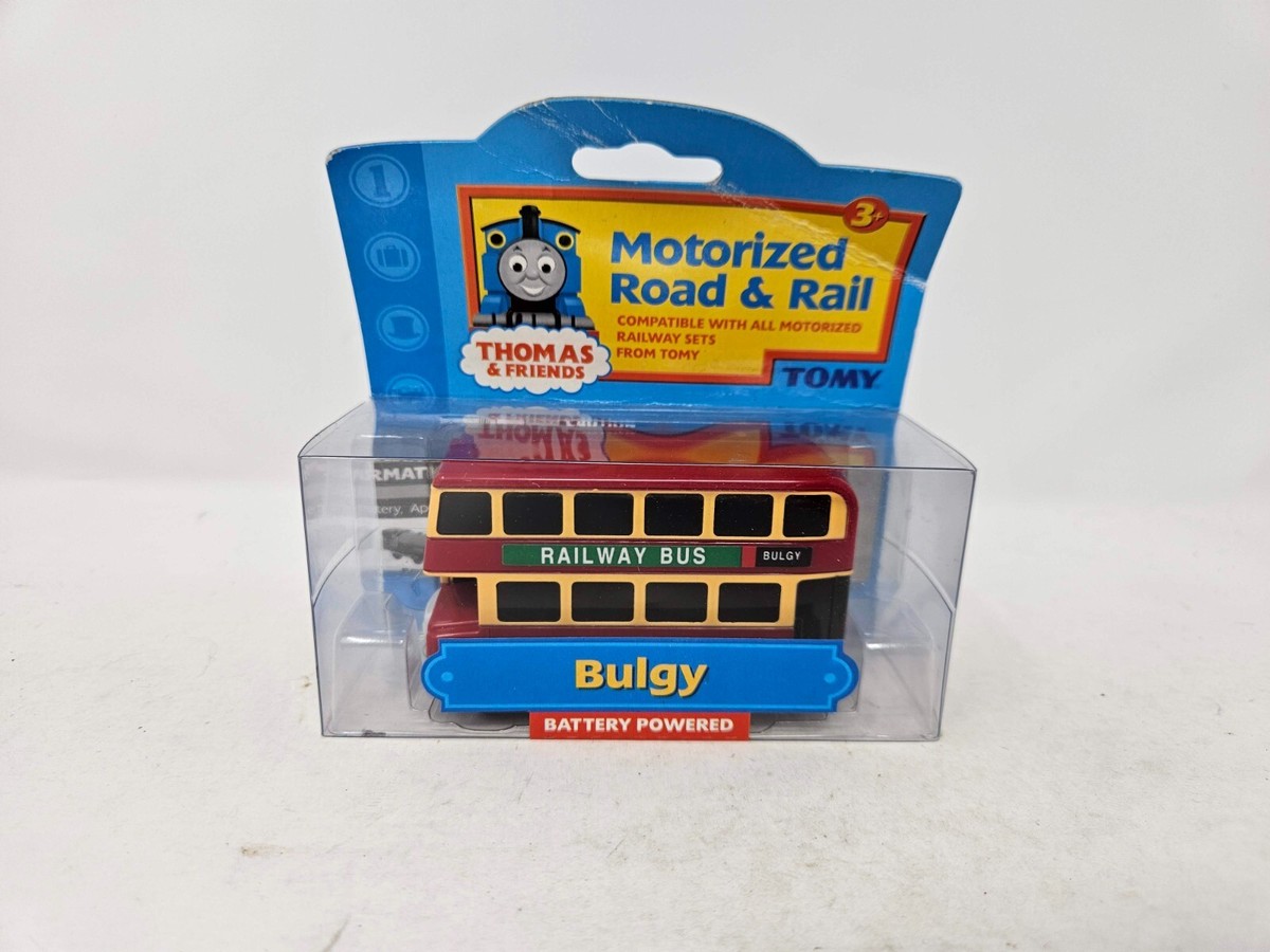 New Thomas Friends Trackmaster 2004 Red Bulgy Motorized Hit Toy TOMY  Plarail