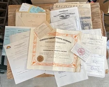 Old Vintage Curtiss-Wright Plane Aviation Pilot WWII AAC Military Aircraft Lot