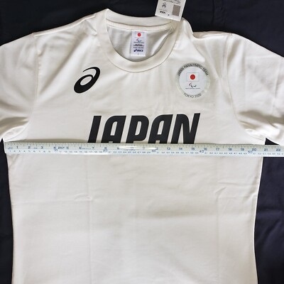 東京オリンピック2020 TeamJapan サイズL Asics Soccer Jersey Men's Size L Orange Japan Tokyo Olympics