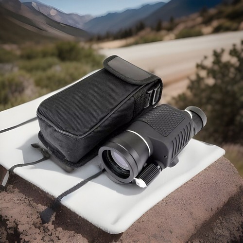 Perrini 16X40 Sports High Definition sharp View Monocular Green Lens Compass New