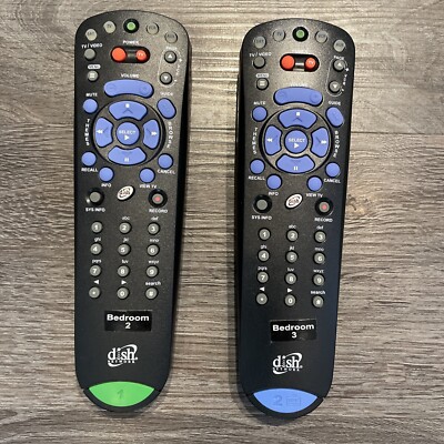  2 Pack Dish Network Orig 119946 & 119947 3.0 IR / UHF PRO 4.0 Remote Controls