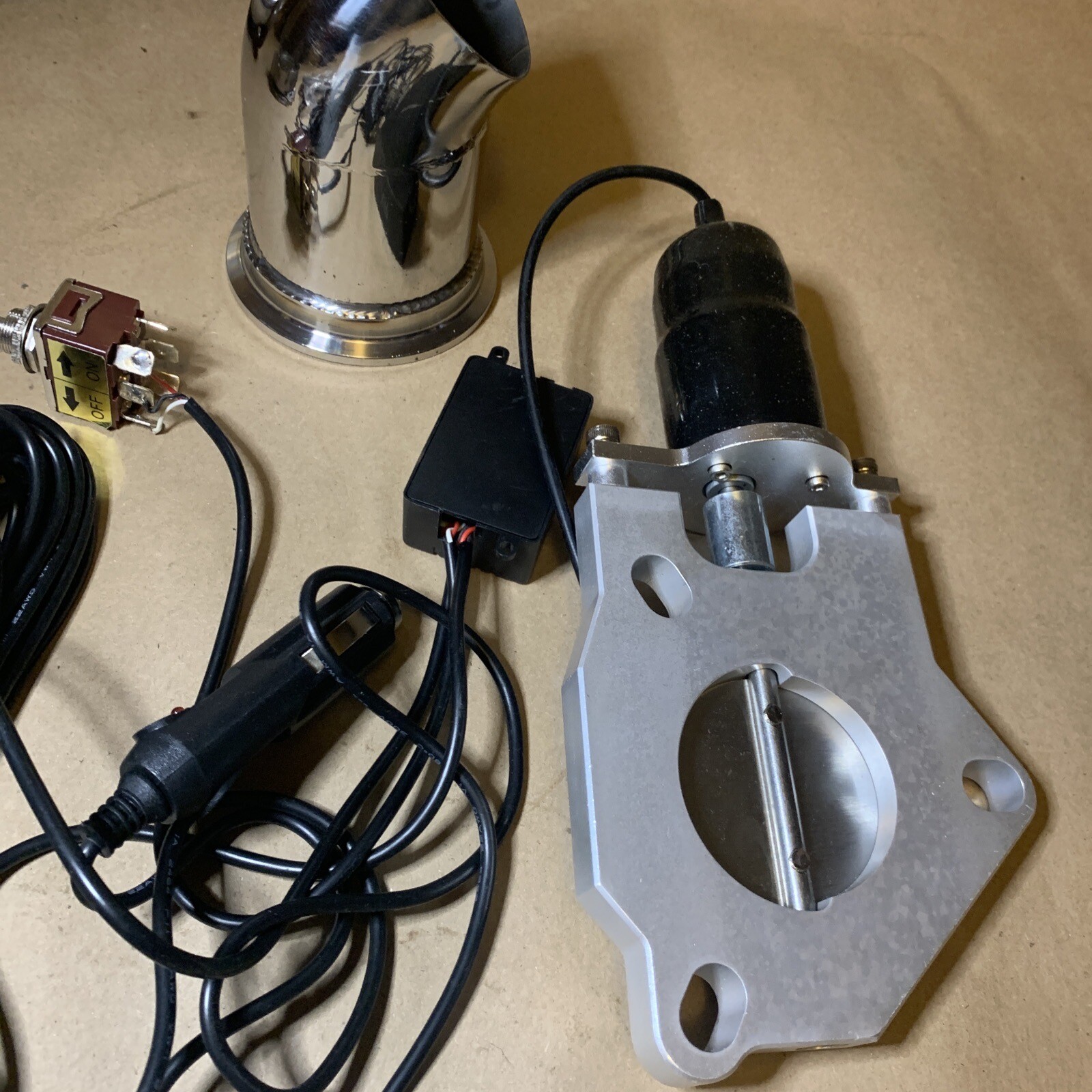 Granatelli Single Electric Exhaust Cutout System 2 1/4 Tube Diameter eBay