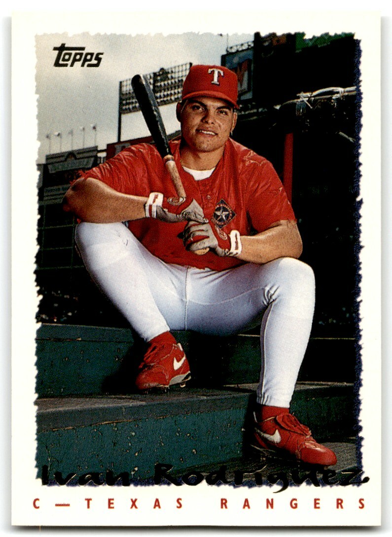 1995 TOPPS IVAN RODRIGUEZ TEXAS RANGERS #543