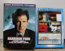 6 Harrison Ford DVDs--Witness; Patriot Games; & more
