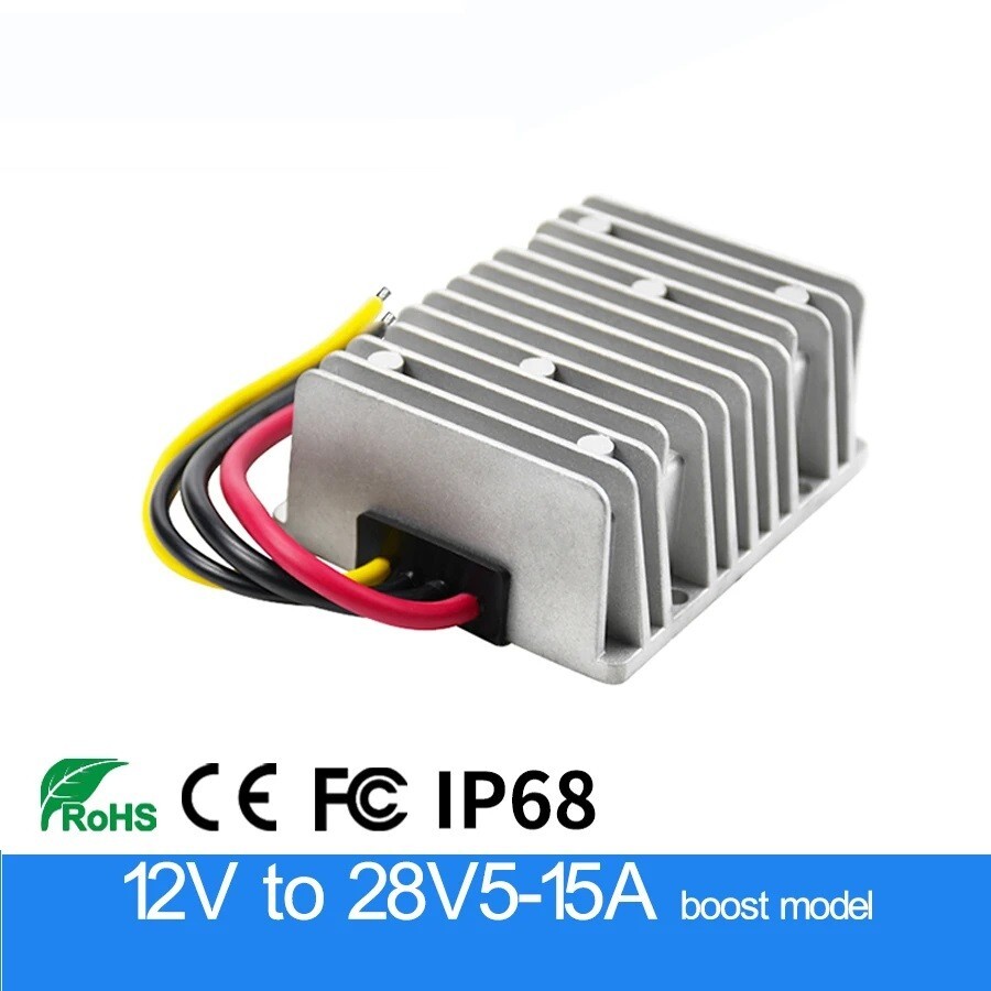 12V to 28V 18A Boost Module DC-DC DC Monitoring Power Converter Re 