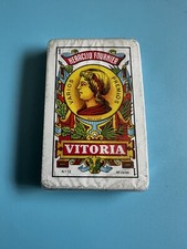 Vintage Heraclio Fournier Vitoria Playing Cards Varios Premios NOS Sealed Deck