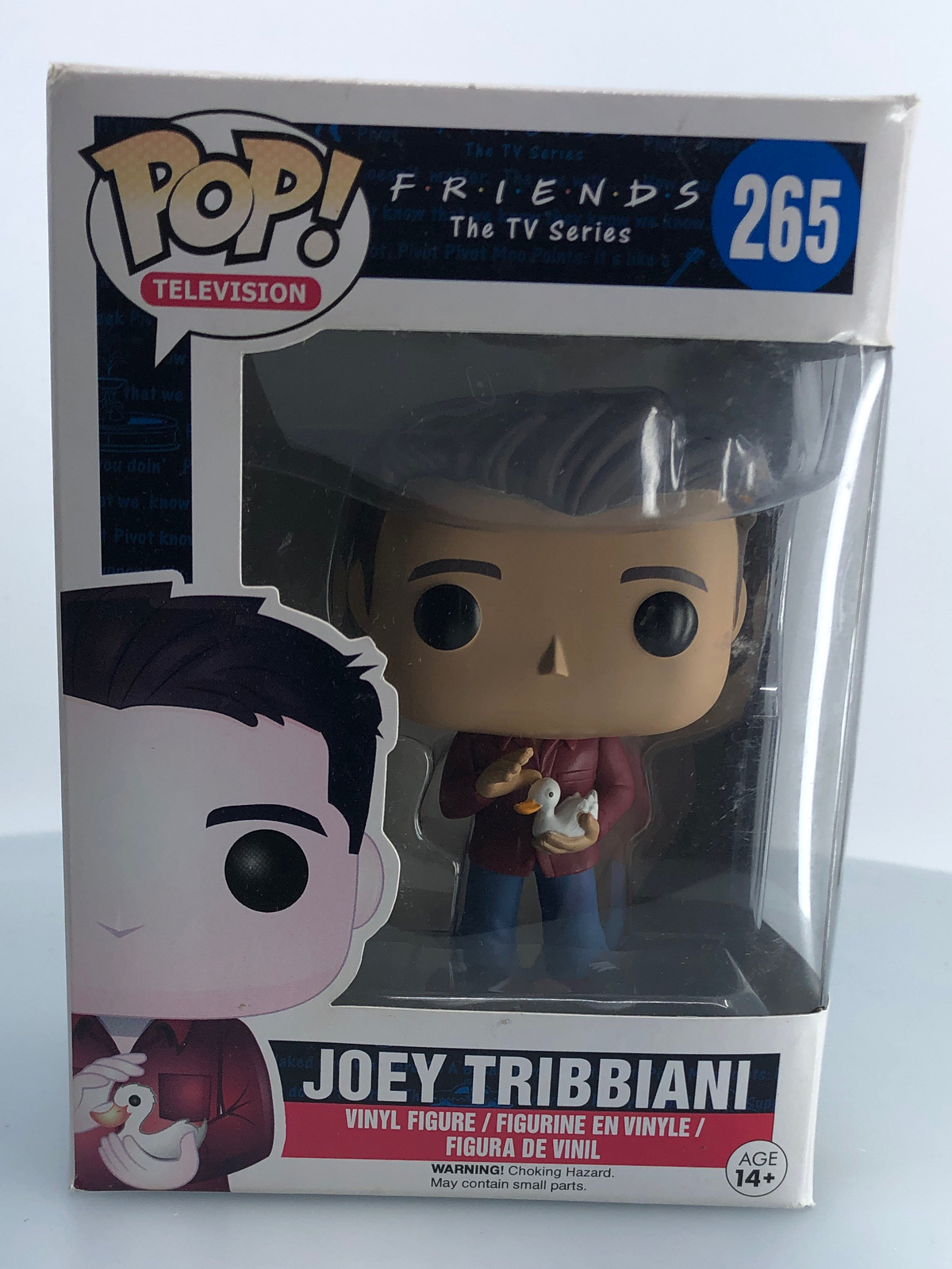 Funko Pop! Figura De Vinilo Television Friends Joey Tribbiani #265 Dañada