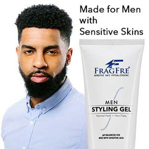FRAGFRE Men Hair Styling Gel Fragrance Free 8 oz (2-Pack Gift Set) - pH Balan... - Picture 6 of 8