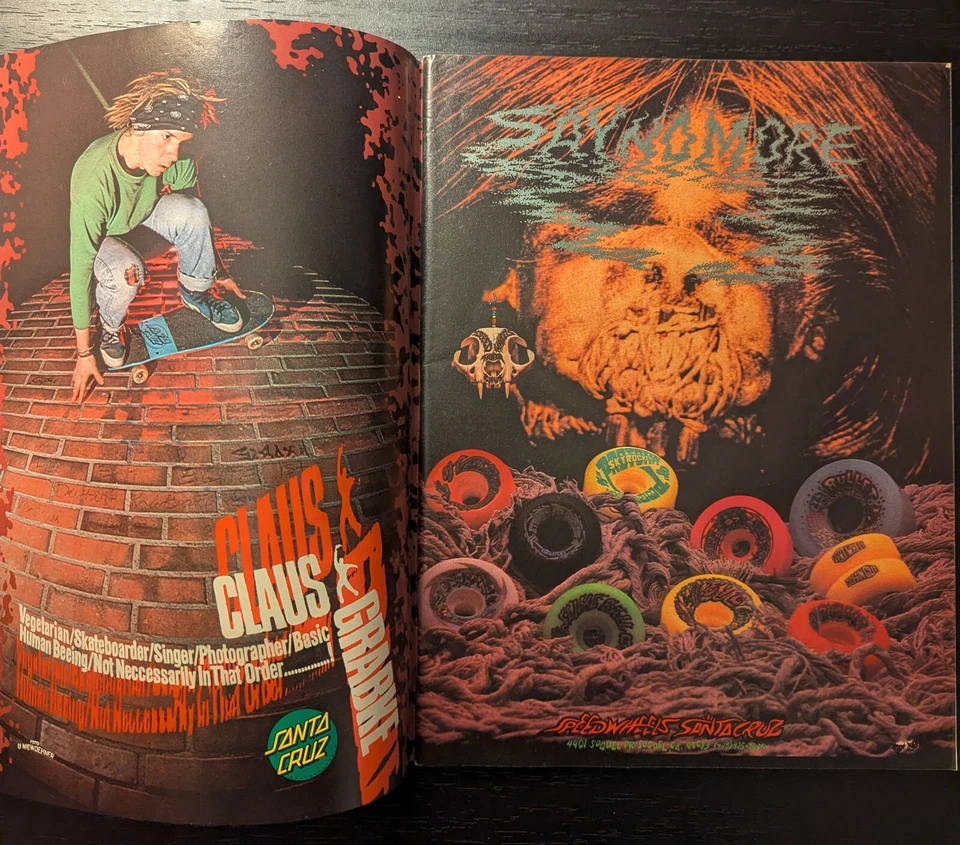 Thrasher Magazine Tony Magnasson and White Zombie interview August 1989 8/89 - Image 2 of 4