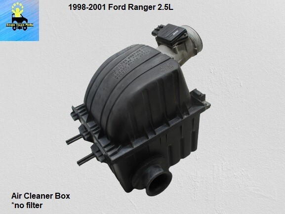 F87X9643AC 99 to 01 Ford Ranger 2.5L Air Intake Cleaner Filter Box