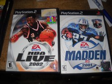 12 LOT USED PLAYSTATION GAMES W GUIDES MADDEN ALL STAR BASEBALL NBA LIVE GAMEDAY