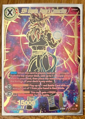 Dragon Ball Super Card Game - BT18-006 SPR - SS4 Gogeta, Power's Connection *NM*