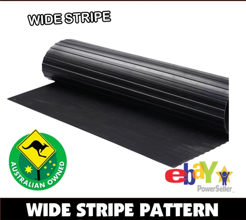 Black Shock Safety Tray Perforated Rubber Ute Mats 1820 or 1500 wide - Picture 57 of 84